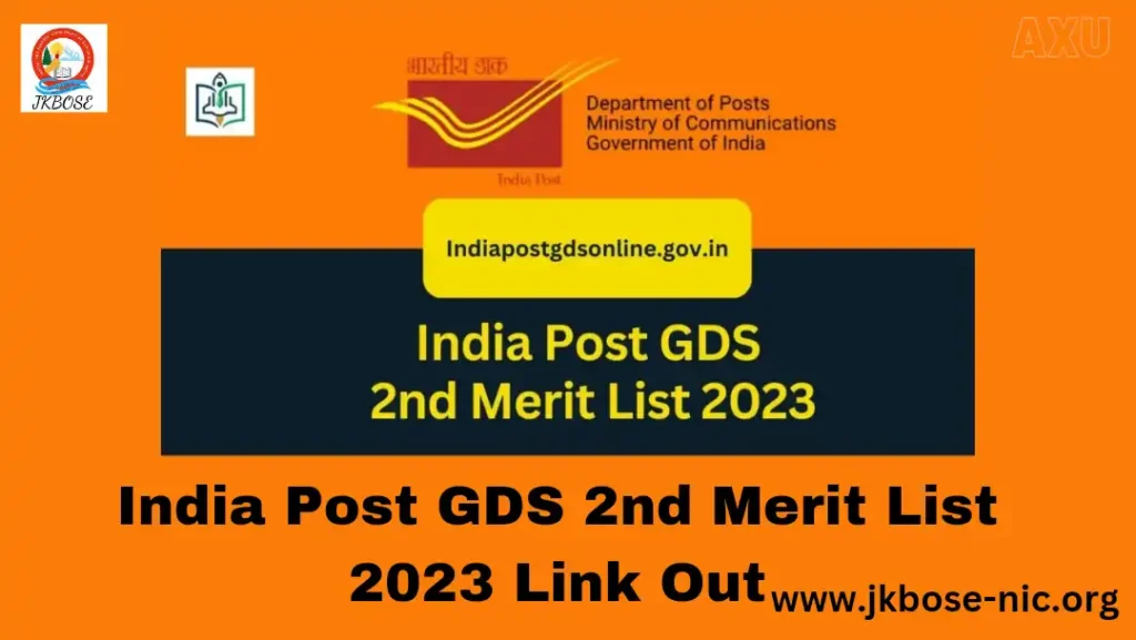 India Post GDS 2nd Merit List 2023