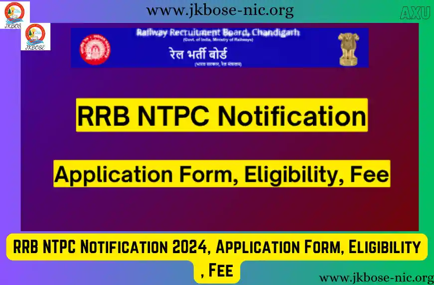 RRB NTPC Notification 2024